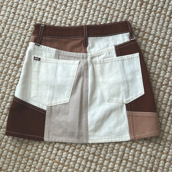 Alice & Olivia Colorblock pattern mini skirt - Picture 7 of 7